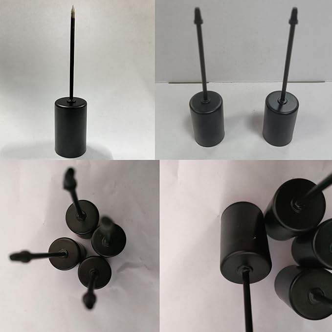 4 Pack Candle Holder Stakes Taper Candlestick Holders with Spike Metal Heavy Duty Pillar Candles Stand Base for Floral Table Centerpiece Garden Wedding Party Anniversary (4 Pack)