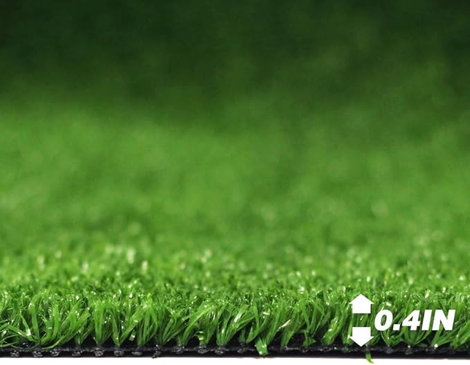 Petgrow Artificial Grass Turf Lawn 3FTX26FT,Economy Indoor Outdoor Synthetic Grass Mat, Backyard Patio Garden Balcony Rug, Rubber Backing/Drainage Holes