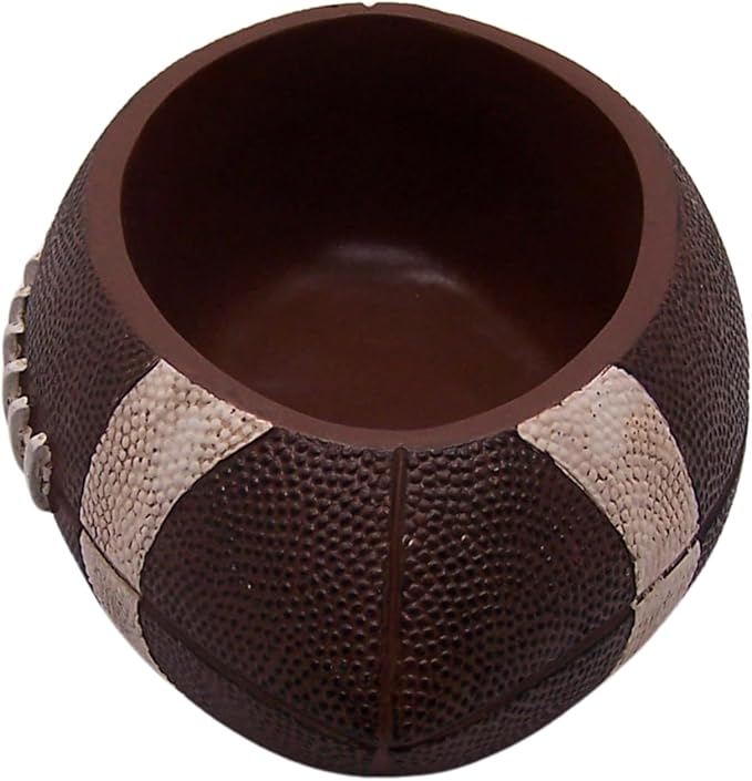 Wowser Football Shaped Planter Pot, Home & Garden Decor, Sports Theme Planter, 10.25 Inches