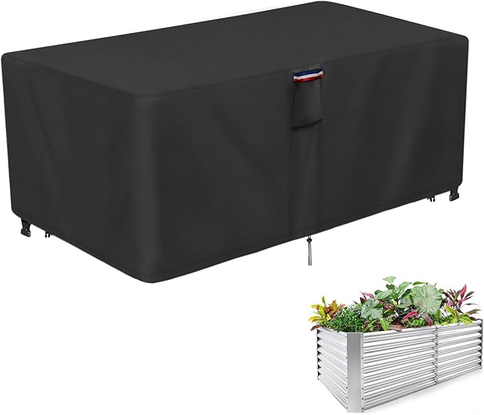 Plant Covers Freeze Protection, Fit 4x2 FT Raised Garden Beds - Heavy Duty Frost Cover for Outdoor Winter Frost Cold Weather, Black 49" x 25" x 25"