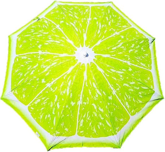 PMU 6.5 ft Beach Umbrella for Sand, Sun Shelter, Outdoor Sunshade Umbrellas for Patio Garden Beach Pool Backyard