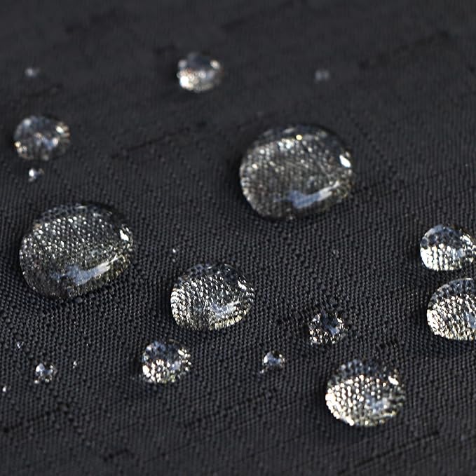 Outdoor Tablecloth Wrinkle-Free Stain Resistant Waterproof Polyester Fabric Table Cover with Zipper Umbrella Hole for Picnic/Party/Dinner/Patio Garden(60×84inch,Zippered,Black)
