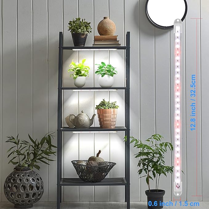 LED Grow Light Strip for Indoor Plants, Full Spectrum Sunlike Plant Lights Growing Lamps for Hydroponics Succulent Veg and Flowers (Not Includes Adapter)