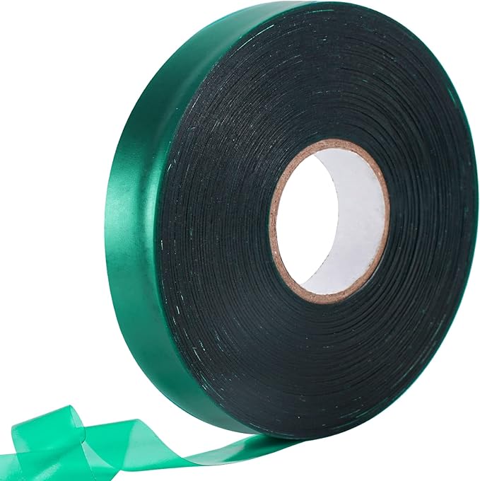 300Ft Plant Tape 1/2" Stretch Garden Tape Sturdy Plant Ribbon Nursery Tree Tape Support for Indoor Outdoor Patio Plant, Tree, Vegetables, Branches