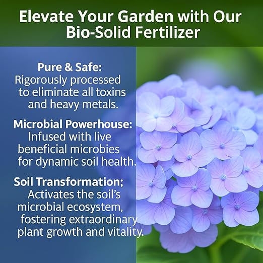 𝐁𝐄𝐒𝐓𝐒𝐄𝐋𝐋𝐄𝐑 Slow Release Hydrangea Fertilizer with Iron & Sulfur – Indoor & Outdoor Soil Acidifier for Miracle Growth [8 OZ]