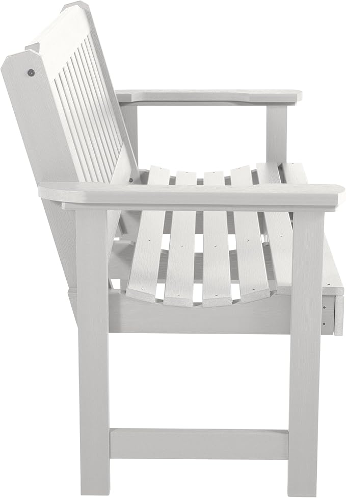 Highwood AD-BENW2-WHE Lehigh Garden Bench, 4 Feet, White