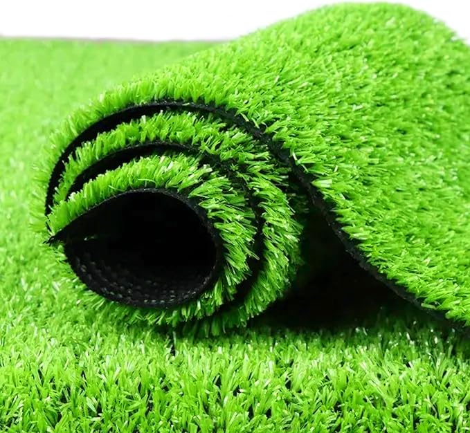 LVBAO Artificial Grass Turf Rug Fake Grass Mat Reusable Dog Pee Pads Potty Training Rug 5x8ft Turf Carpet Door Mat for Dogs Pets Garden Lawn Landscape Balcony