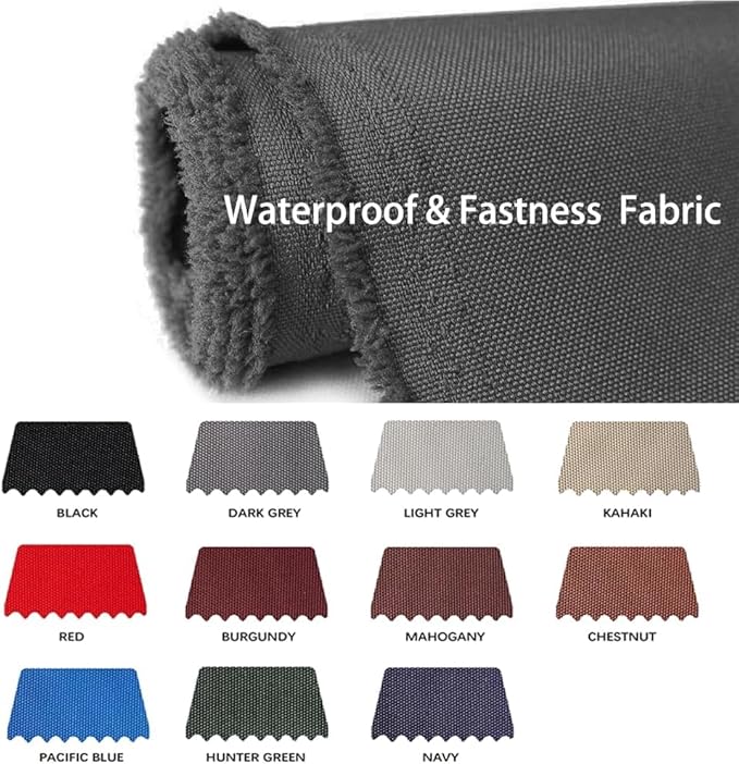 amberr Outdoor Chair Cushions Set of 2, Waterproof Outdoor Seat Cushions for Patio Furniture,Wicker Chair Cushions with Adjustable Straps (Pacific Blue, 19" x 19"x 5"（2 Pack)