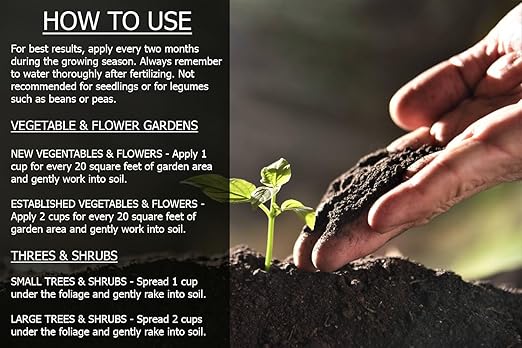 𝐁𝐄𝐒𝐓𝐒𝐄𝐋𝐋𝐄𝐑 Organic Blood Meal Fertilizer by Gardenera - 12-0-0 NPK - All-Natural Plant Food Source of Nitrogen for Organic Gardening, Flowers, Vegetables, Trees & Shrubs - 1 Quart