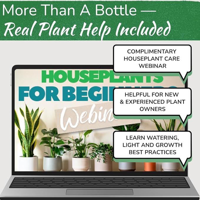 Stainless Steel Watering Can for Houseplants by Houseplant Resource Center | 1L Capacity for Indoor/Outdoor Plants in Brushed Silver