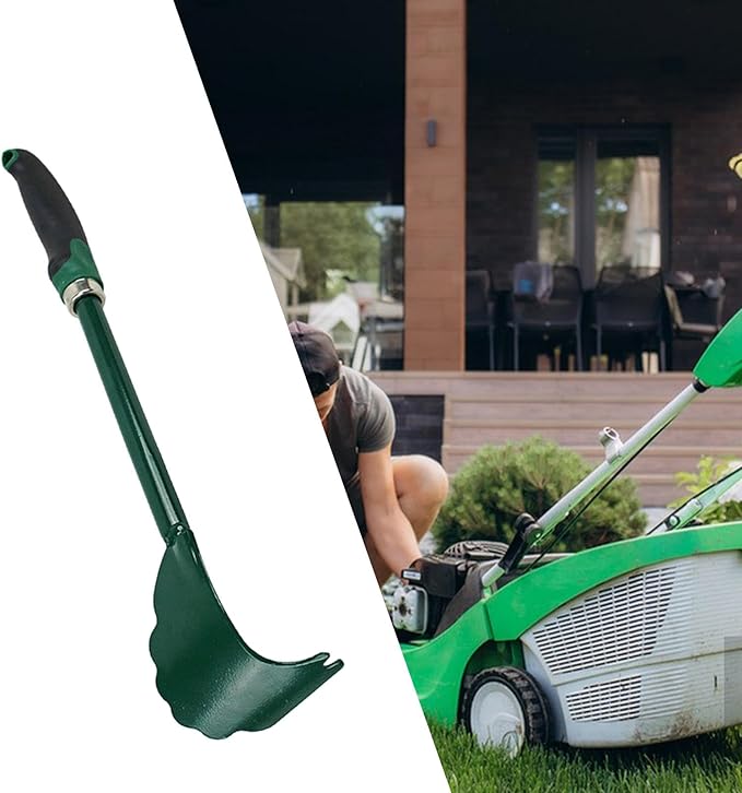 Mower Cutter Cleaning Tool, Mower Deck Cleaner,Mower Deck Scraper, Mower Accessories with Long Rubber Handle for Lawnmower Maintenance, Easy Storage Design