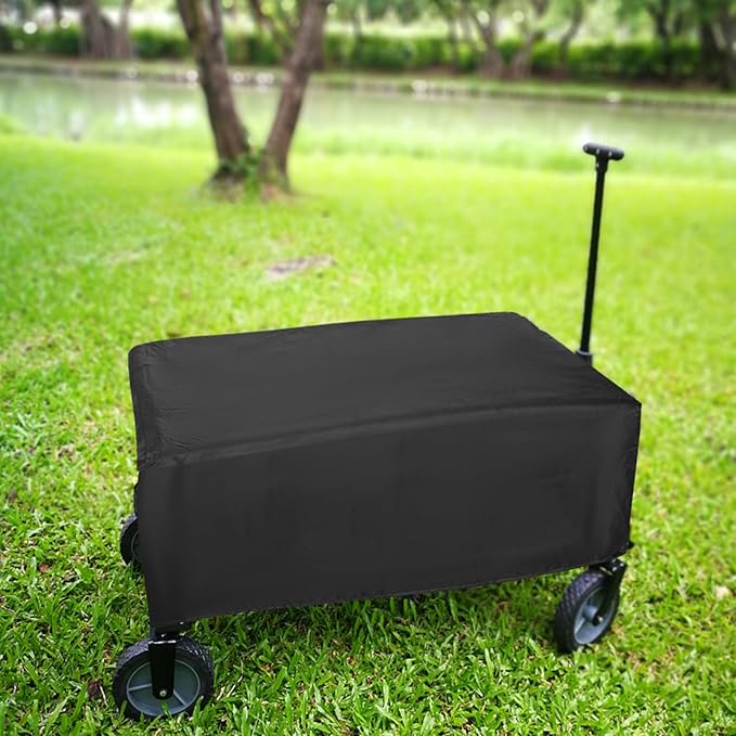 Wagon Rain Cover,Waterproof Push-Pull Wagon Rain Cover Canopy,Wagon Rain Wind Cover for Outdoor Garden Camping Picnic,Folding Wagon Stroller Trolley Cart Accessories,Transparent Lounge Wagon Cover