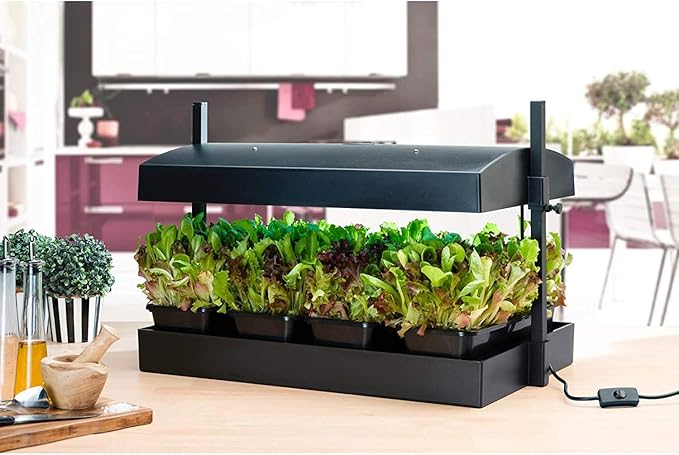 SunBlaster Grow Light Garden, Black 1600200 Grow Light Garden, Black