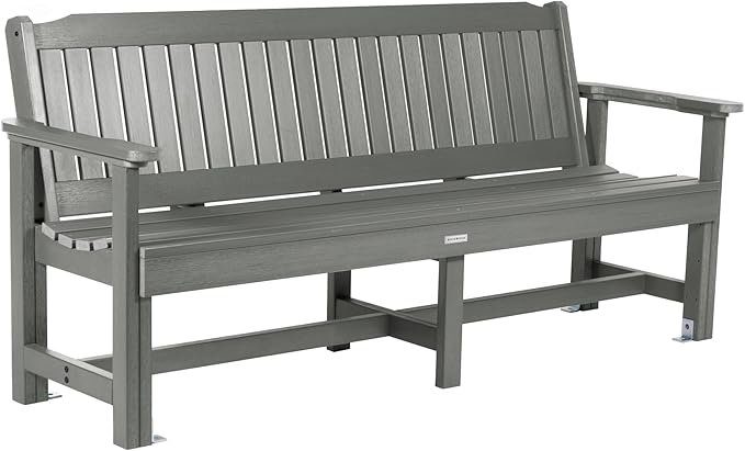 Sequoia Professional CM-BENSQ62-CGE Commercial Grade Exeter 6 Foot Garden Bench, Coastal Teak