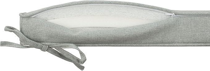 Magpie Fabrics Indoor Outdoor Waterproof Square Chair Cushion, 18" x 18" x 2.5", 2 Pack, Water Resistant Seat Cushions, for Patio Garden Office, Grey