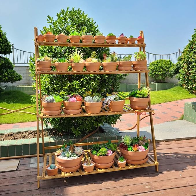 Yishang 7 Inch Terracotta Shallow Planters with Saucer/Tray,Ceramic Flower Clay Plant Pots with Drainage Hole,Unglazed Cactus/succlent Plant Containers Indoor Garden Bonsai Pots