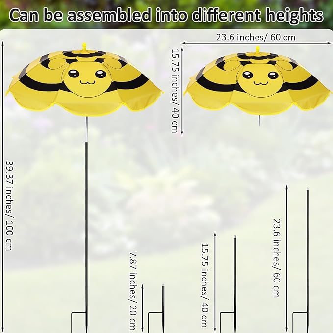 24. 5 Inch Plant Umbrellas for Outdoor Plants Garden Umbrella Shade for Potted Plant, Garden Bed Flower Pot Provide Shade to ‌defend Blazing Sun