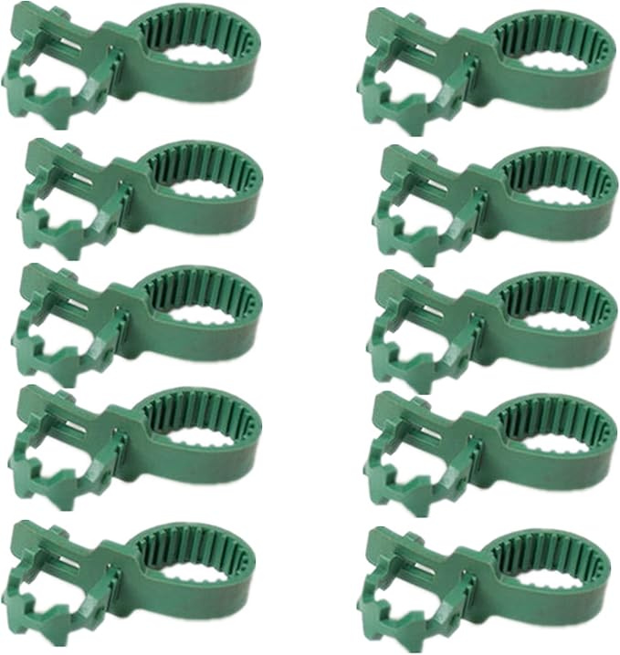 10 PCS Tree Stake Support Bands, Plant Ties Tree Training System, Heavy Duty Adjustable Interlock, Reusable Garden Plants Shrub Ties, Strap-Cable, Plant & Tree Ties for Staking 9.4inch