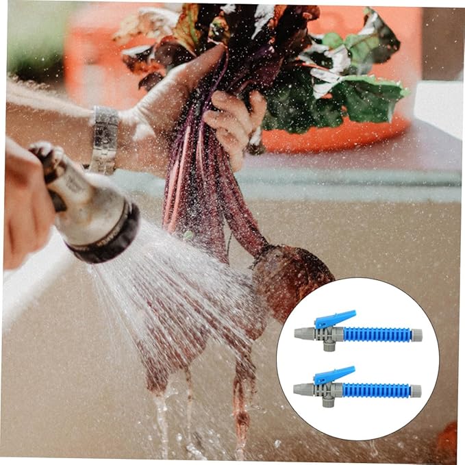 2Pcs Plastic Spray Nozzles with Non Slip Handle for Durable Garden Sprayer Accessories for Household Cleaning Lawn Care and Pet Training
