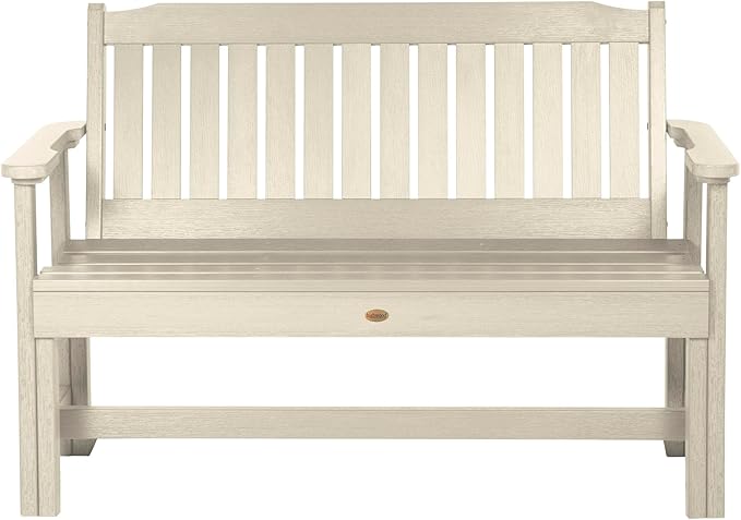 Sequoia Professional CM-BENSQ42-WAE Commercial Grade Exeter 4 Foot Garden Bench, Whitewash