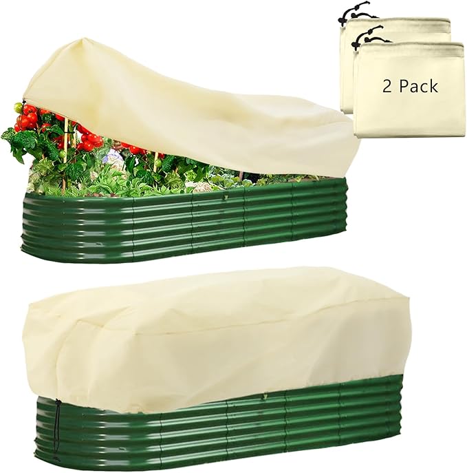 Plant Protection Cover, Frost Protection Blanket Bag, 2 Pack, 55 x 27.5 x 17.7 Inches