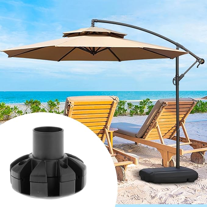 Patio Umbrella Accessories Replacement Maintenance Fixing Umbrella Stand Parts Tool for Market Umbrella Courtyard Picnic Balcony Garden, Lower Plate
