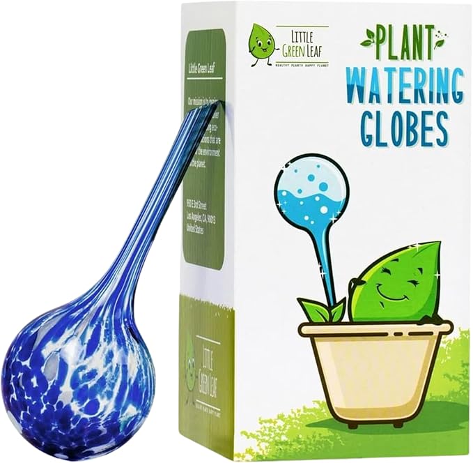 Automatic Plant Watering Globes Self Watering Planter Inserts 1 Pack | Hands Free Multicolor Glass Bulb | Planter Spikes to Support Indoor & Outdoor Plant Health (100ml)