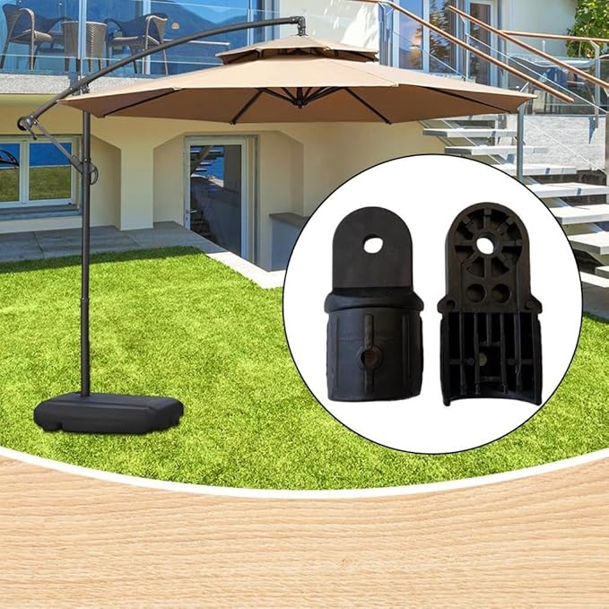 Patio Umbrella Accessories Replacement Maintenance Fixing Umbrella Stand Parts Tool for Market Umbrella Courtyard Picnic Balcony Garden, Connector A