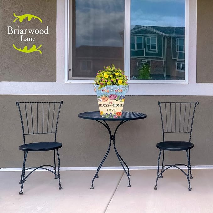 Briarwood Lane Spring Planter 11.75" x 11" x 11" Bless This Home with Medium Love for Spring Planter