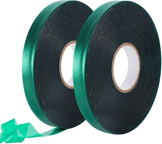 Prudiut 300 Ft ×2 Rolls (600 Ft) Plant Tape, 1/2" Stretch Garden Tape Sturdy Plant Ribbon Nursery Tree Tape Support for Indoor Outdoor Patio Plant, Tree, Vegetables, Branches