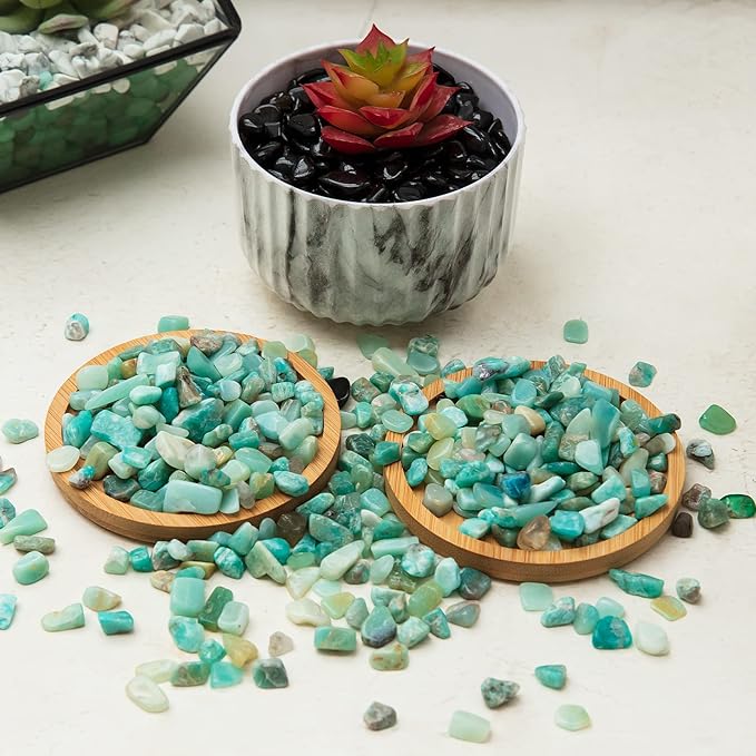 RIFNY Decorative Polished Rocks, 0.3" Gravel Rocks Crushed Crystal for Plant Flower Pots Succulents Cactus Bamboo Plant Vase Filler Aquarium Fish Tank Decorations (1.5 LB, Black Obsidian)