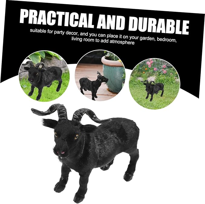 Artificial Goat Sculpture Charming Outdoor Garden Statue Fun Farm Goat Ornament for Home Decor Premium Quality for Relaxing Atmosphere