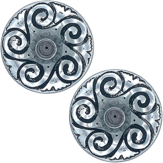 Chime Candle Holder and Candlestick Holder Set of 2 for Spell Candles, Taper Candles, and Incense