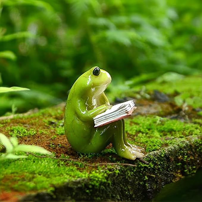 Miniature Small Frog and Rabbit Figurines Fairy Garden Supplies Terrarium Accessories DIY Miniature Garden