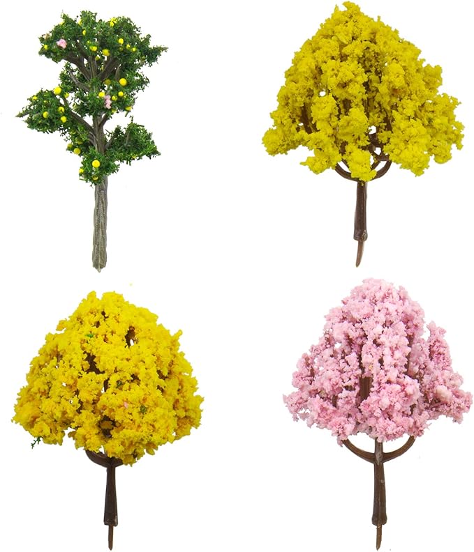 Miniature Fairy Garden Decoration Accessories Simulation Tree Garden Sculptures Statues,Yard Outdoor Decor for Patio