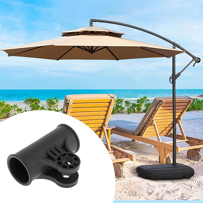 Patio Umbrella Accessories Replacement Maintenance Fixing Umbrella Stand Parts Tool for Market Umbrella Courtyard Picnic Balcony Garden, Connector B