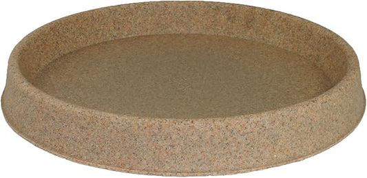 Tusco Products TR26SS Round Saucer Planter Tray, 26", Sandstone
