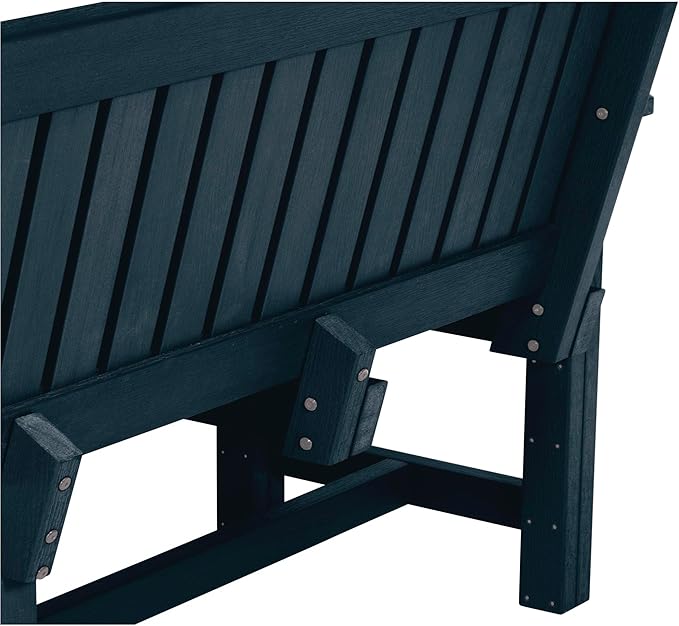 Sequoia Professional Commercial Grade Exeter Garden Bench, 6ft, Federal Blue