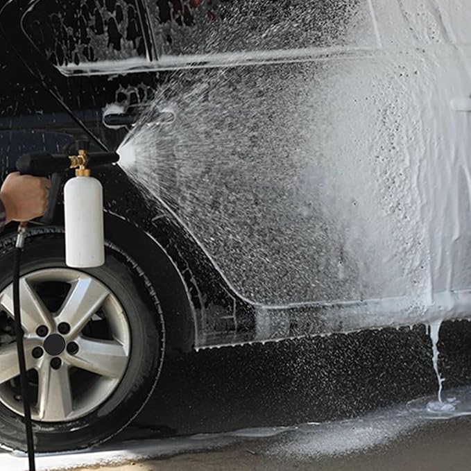 Pressure Washer Foam Cannon, Car Wash Foam Sprayer, Portable Vehicle Accessories, Hose Attachments, Garden Cleaners for Automotive Multi Cleaning Tool