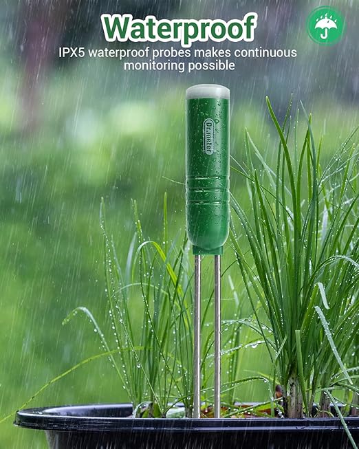 4 Pack Soil Humidity Sensor Probe, Plant Soil Moisture Meter, Accessory Only, Cannot Be Used Alone
