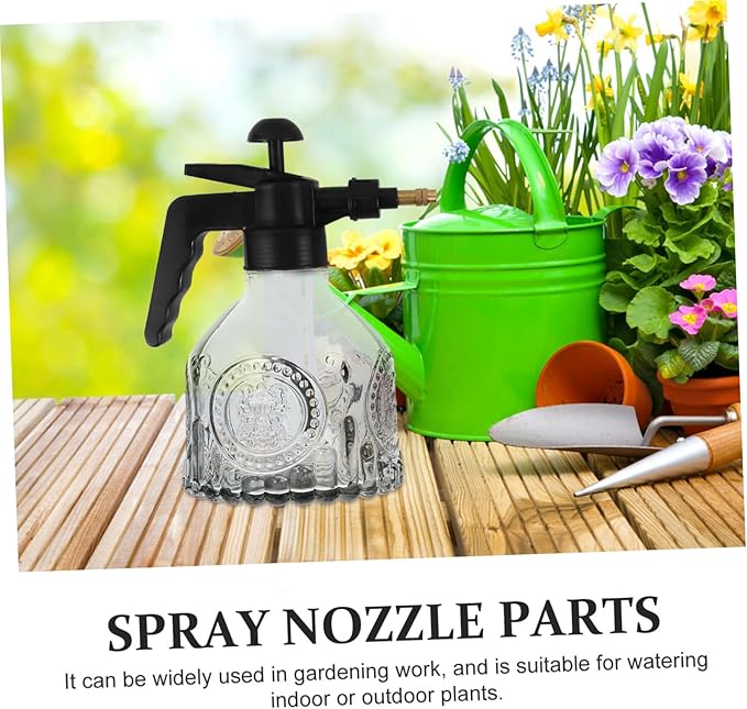 TOYANDONA 2Pcs Pump Type Spray Nozzles for Watering Bottles Ergonomic Design for Comfortable Grip for Plant Care Cleaning Tasks Lightweight Compact Stylish Home Accessory