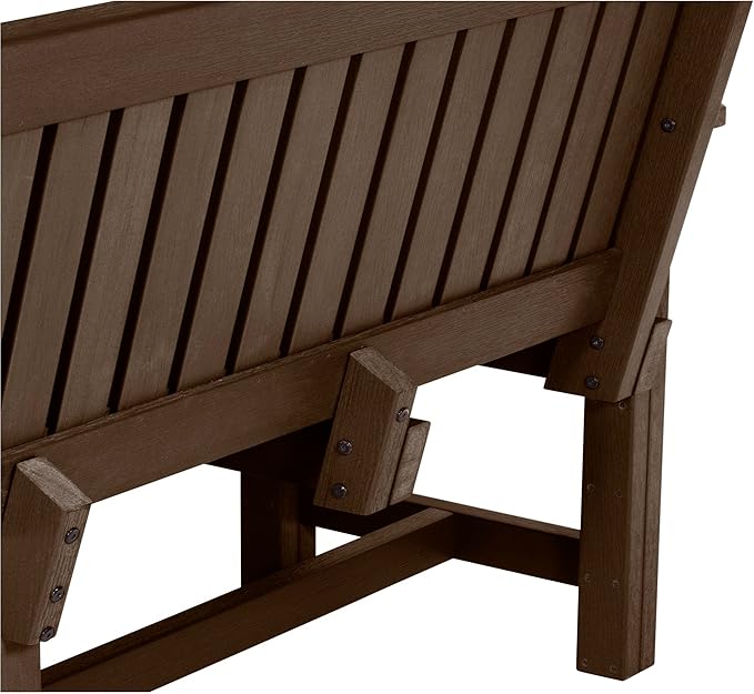 Sequoia Professional CM-BENSQ62-ACE Commercial Grade Exeter 6 Foot Garden Bench, Weathered Acorn