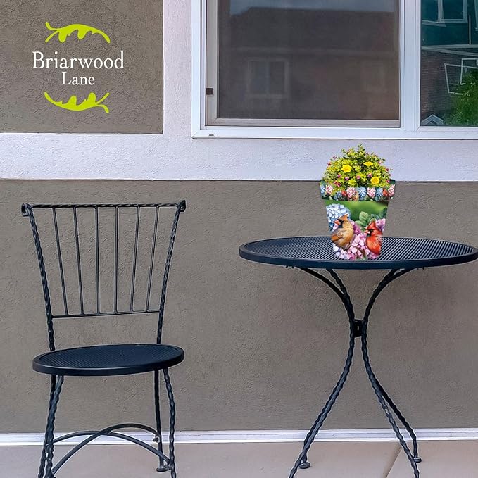 Briarwood Lane Perched Cardinals Small Planter