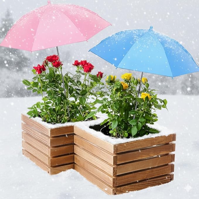 Adjustable Plant Umbrellas for Outdoor Plants, Large Garden Sun Shade Covers for Plants Plants Shade Cover, Higher Sun Shade for Plants, Potted Plant, Garden Beds