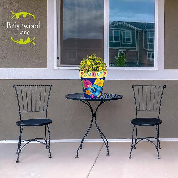 Briarwood Lane Spring Planter 11.75" x 11" x 11" Hello Sunshine Medium for Spring Planter