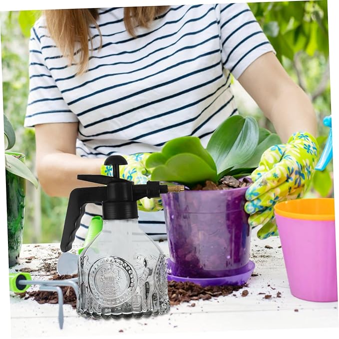 TOYANDONA 2Pcs Pump Type Spray Nozzles for Watering Bottles Ergonomic Design for Comfortable Grip for Plant Care Cleaning Tasks Lightweight Compact Stylish Home Accessory