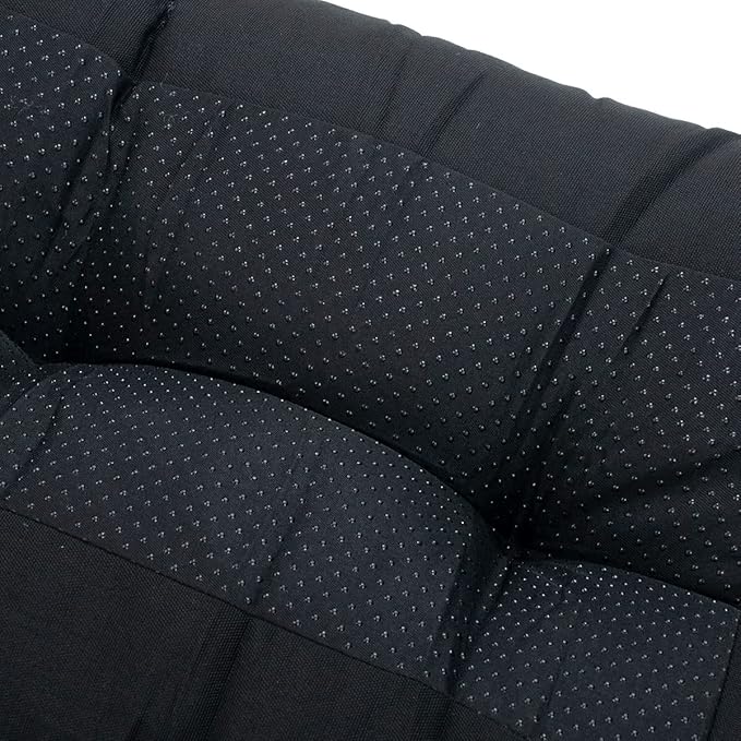 FUNHOME Outdoor Bench Cushion 45 x18 inch with Non-Slip Grips,Water Resistant Porch Swing Cushion,Bench Pillow Pads,Tufted Cushions for Patio Garden Furniture,45" Seat Cushions(Black)