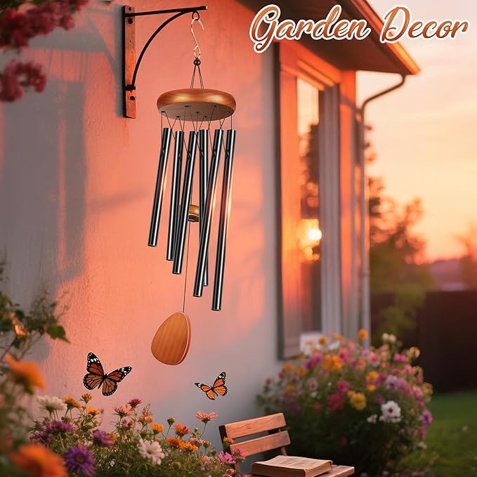 Winzwon Wind Chimes for Outside House Warming Gifts for Women, New Home Gift Men, Outdoor Gifts for Neighbor Hotness Parents Garden Aluminum Hanging Metal Windchimes Outdoors for Patio Porch Yard