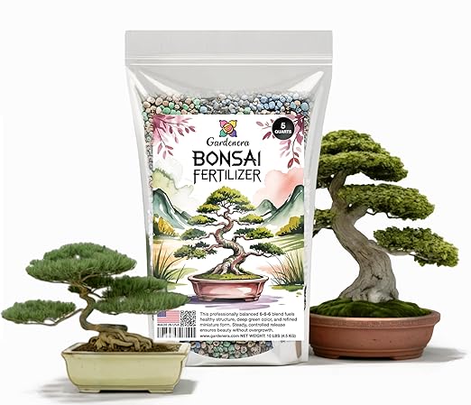 𝐁𝐄𝐒𝐓𝐒𝐄𝐋𝐋𝐄𝐑 Bonsai Fertilizer Pellets – Slow-Release Bonsai Tree Fertilizer & Food for Compact Growth, Dense Branching & Healthy Roots | Ideal for All Bonsai & Money Trees - 5 QUARTS