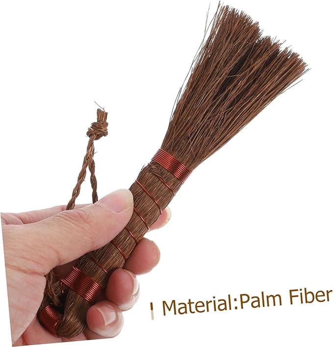 Bonsai Cleaning Brush Handheld Palm Broom for Flowerpot Maintenance Durable Garden Tool for Dust Removal Convenient Bonsai Care Accessory
